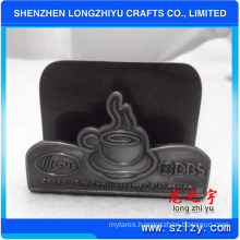 Caff Office Metal Business Card Holder Company Logo Custom Shape